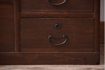 アンティーク家具　和製アンティーク　前面桐材!時代箪笥ローボード(テレビボード)