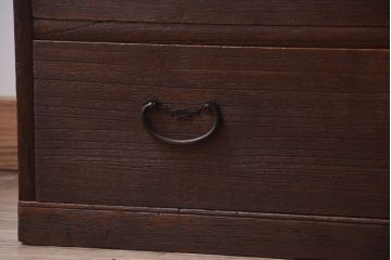 アンティーク家具　和製アンティーク　前面桐材!時代箪笥ローボード(テレビボード)