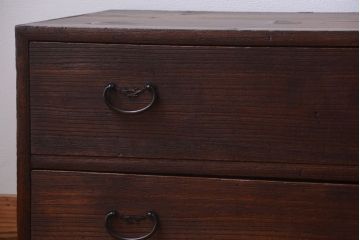 アンティーク家具　和製アンティーク　前面桐材!時代箪笥ローボード(テレビボード・ローチェスト)