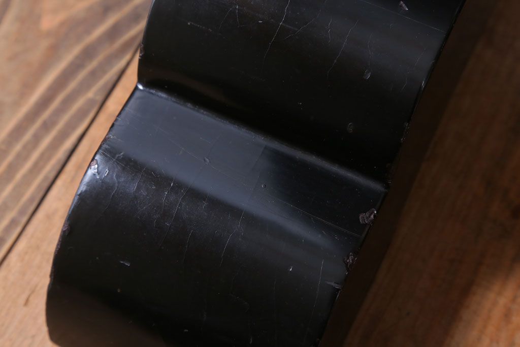 アンティーク　村上堆朱　芳月銘　松に鷹(鷲)の図　衝立(パーテーション)