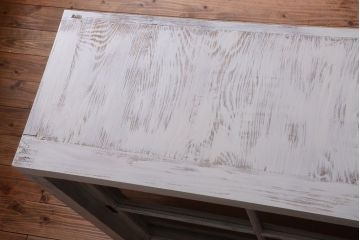 アンティーク家具　アンティーク　大きなペイント重ね収納棚(キャビネット・食器棚)(2)