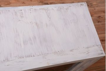 アンティーク家具　アンティーク　大きなペイント重ね収納棚(キャビネット・食器棚)(2)