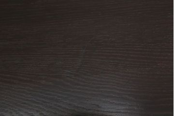 アンティーク家具　和モダンスタイル　天板ブラック塗装!古い木製の丸ちゃぶ台(2)