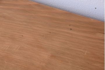 中古　民芸家具　屋久杉製の上品な木味戸棚(茶棚・飾り棚・収納棚)(2)