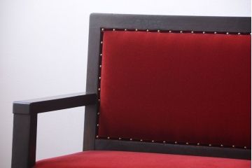 アンティーク家具　大正ロマン　高級品!古いナラ材のアンティークソファベンチ