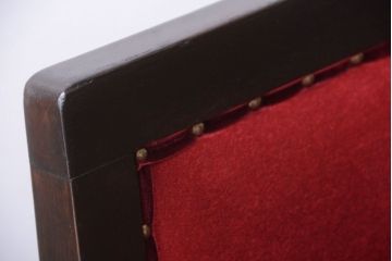 アンティーク家具　大正ロマン　高級品!古いナラ材のアンティークソファベンチ