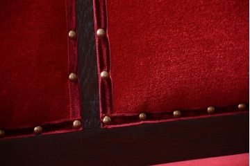 アンティーク家具　大正ロマン　高級品!古いナラ材のアンティークソファベンチ