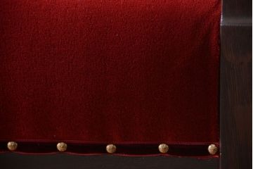 アンティーク家具　大正ロマン　高級品!古いナラ材のアンティークソファベンチ