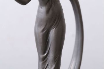 アンティーク雑貨　アンティーク　Achille Gamba(アキレ・ガンバ)　錫(スズ)のトレー