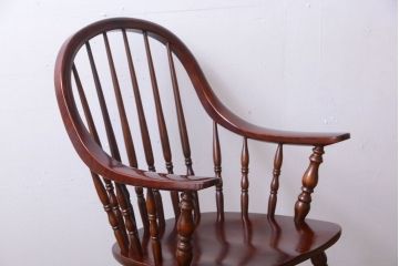 ヴィンテージ家具　柏木工　ビンテージ品　ウィンザーアームチェア(スピンドルバック)(1)