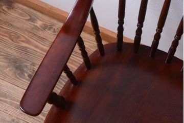 ヴィンテージ家具　柏木工　ビンテージ品　ウィンザーアームチェア(スピンドルバック)(1)