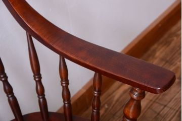 ヴィンテージ家具　柏木工　ビンテージ品　ウィンザーアームチェア(スピンドルバック)(1)