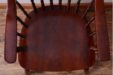 ヴィンテージ家具　柏木工　ビンテージ品　ウィンザーアームチェア(スピンドルバック)(1)