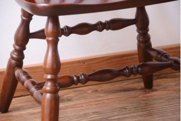 ヴィンテージ家具　柏木工　ビンテージ品　ウィンザーアームチェア(スピンドルバック)(2)