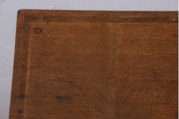 レトロ家具　昭和レトロ　古い木製のアンティークサイドテーブル(収納棚)