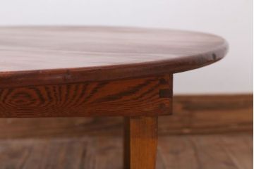 アンティーク家具　和製アンティーク　小さな丸ちゃぶ台(2)