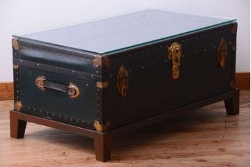 アンティーク家具　アンティーク　トランクセンターテーブル