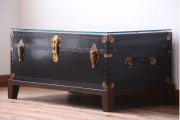 アンティーク家具　アンティーク　トランクセンターテーブル