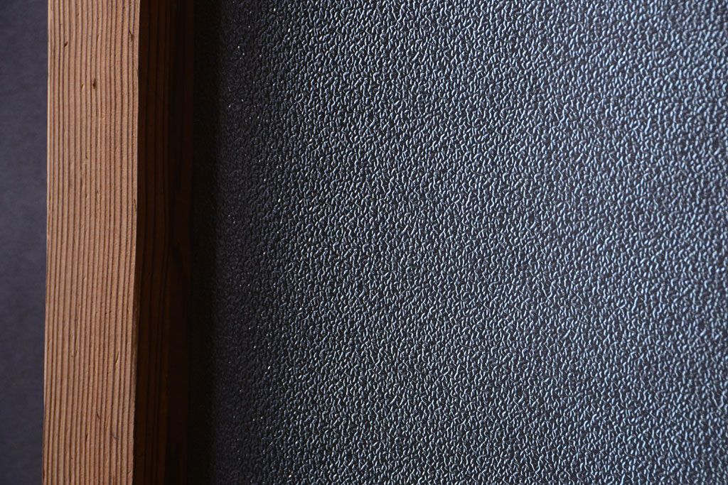  和製アンティーク　木味が上品な古いガラスドア