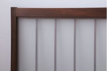 和製アンティーク　古い木のくもりガラス戸4枚セット(窓・明かり取り)