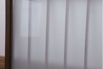 和製アンティーク　古い木のくもりガラス戸4枚セット(窓・明かり取り)