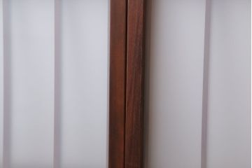 和製アンティーク　古い木のくもりガラス戸4枚セット(窓・明かり取り)