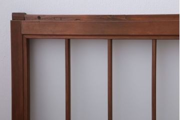 和製アンティーク　古い木のくもりガラス戸4枚セット(窓・明かり取り)