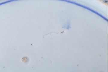 アンティーク雑貨　アンティーク　明治〜大正!図変わり印判皿　1尺1寸(35cm)