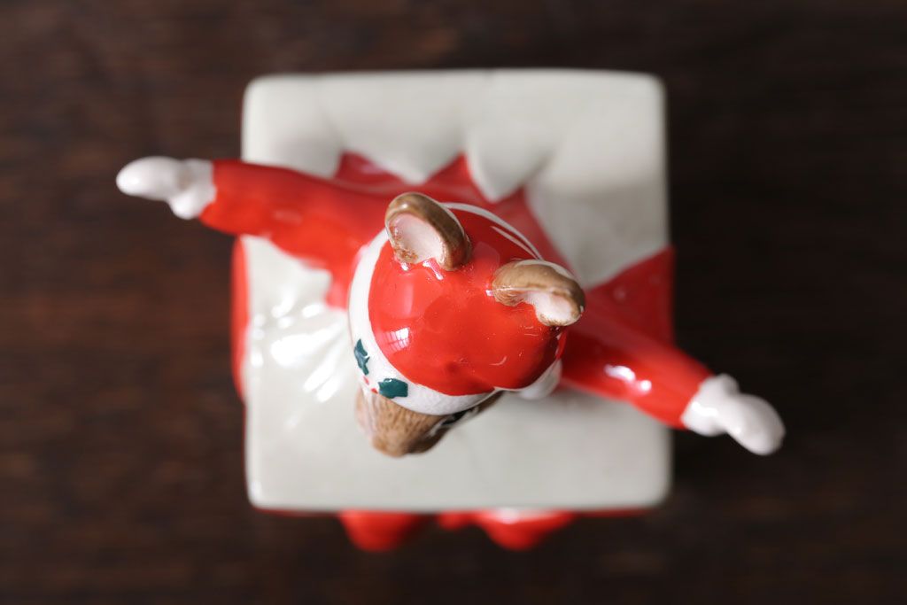 アンティーク雑貨　中古 イギリス ROYAL DOULTON(ロイヤルドルトン)　クリスマスBUNNYKINS　1994