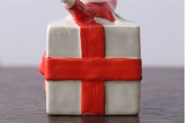 アンティーク雑貨　中古 イギリス ROYAL DOULTON(ロイヤルドルトン)　クリスマスBUNNYKINS　1994