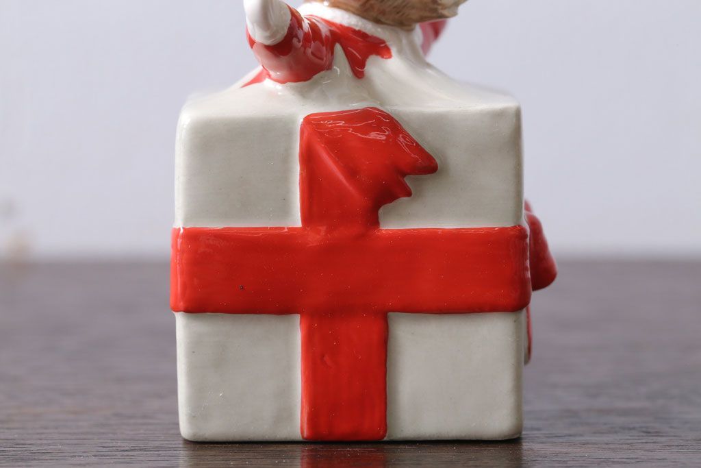 アンティーク雑貨　中古 イギリス ROYAL DOULTON(ロイヤルドルトン)　クリスマスBUNNYKINS　1994