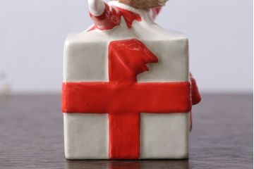 アンティーク雑貨　中古 イギリス ROYAL DOULTON(ロイヤルドルトン)　クリスマスBUNNYKINS　1994