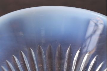 アンティーク雑貨　昭和レトロ　乳白ガラスカップ3点(氷コップ)