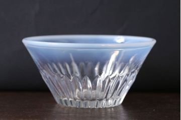 アンティーク雑貨　昭和レトロ　乳白ガラスカップ3点(氷コップ)