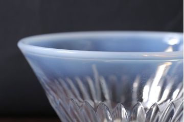 アンティーク雑貨　昭和レトロ　乳白ガラスカップ3点(氷コップ)