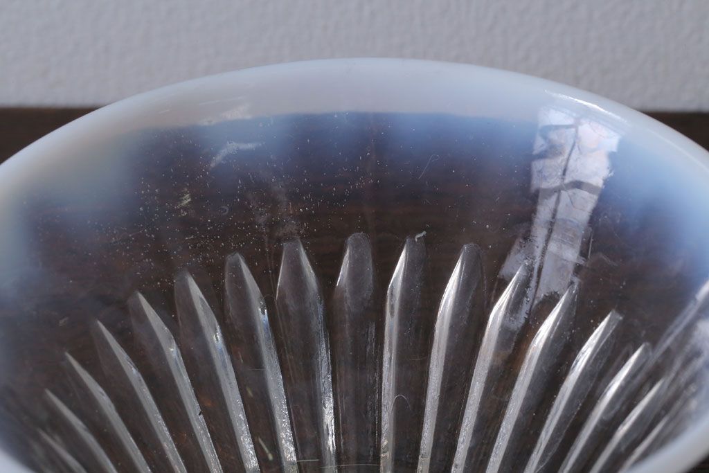 アンティーク雑貨　昭和レトロ　乳白ガラスカップ2点(氷コップ)