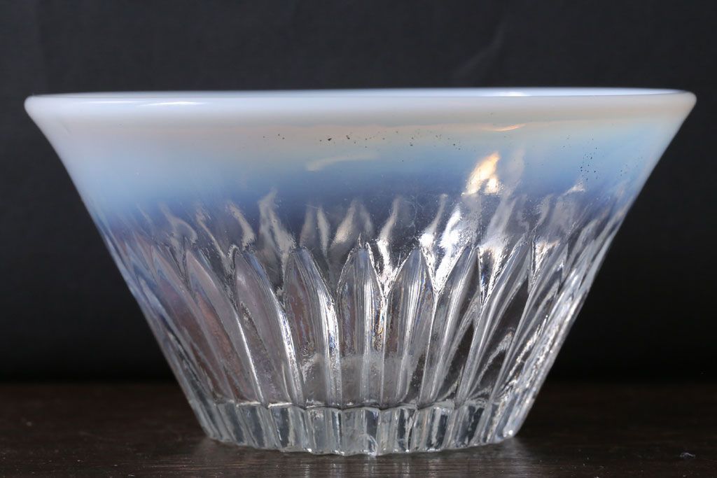 アンティーク雑貨　昭和レトロ　乳白ガラスカップ2点(氷コップ)