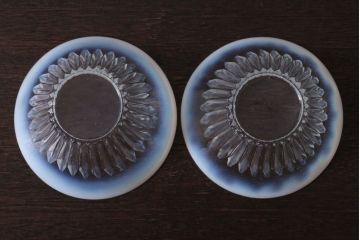 アンティーク雑貨　昭和レトロ　乳白ガラスカップ2点(氷コップ)