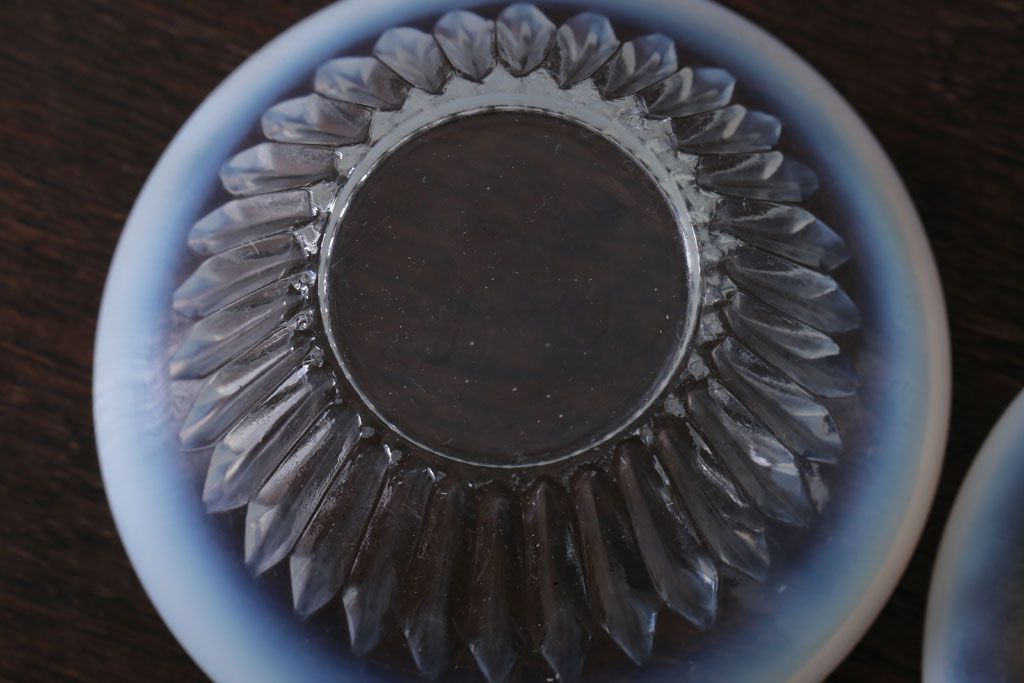 アンティーク雑貨　昭和レトロ　乳白ガラスカップ2点(氷コップ)