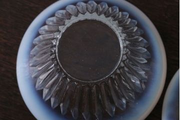 アンティーク雑貨　昭和レトロ　乳白ガラスカップ2点(氷コップ)