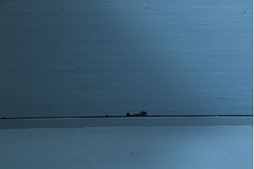 アンティーク家具　アンティークペイント　引き出し付き!小さな古い木の本立て(2)