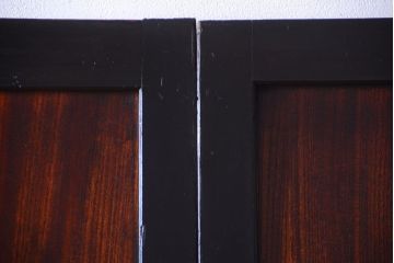古民具・骨董　欅材!上品なアンティーク板戸4枚