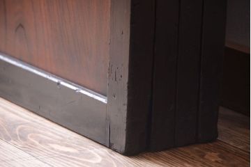古民具・骨董　欅材!上品なアンティーク板戸4枚
