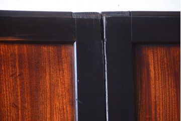 古民具・骨董　欅材!上品なアンティーク板戸4枚