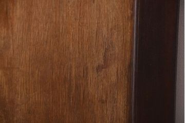 和製アンティーク　寄木細工!菱形ミラー付きの古いドア