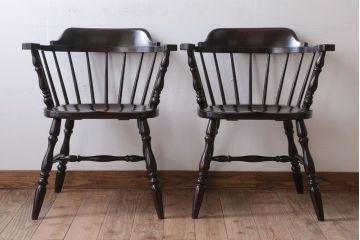 松本民芸家具　ビンテージ品　91型　キャプテンチェア2脚セット
