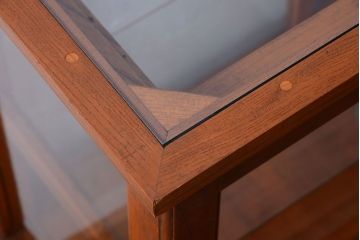 アンティーク家具　和製アンティーク　大正〜昭和初期 欅材製!最高級ガラスケース