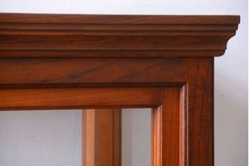 アンティーク家具　和製アンティーク　大正〜昭和初期 欅材製!最高級ガラスケース