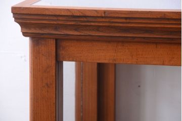 アンティーク家具　和製アンティーク　大正〜昭和初期 欅材製!最高級ガラスケース