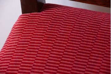 アンティーク家具　大正ロマン　古いナラ材のアンティークチェア(椅子)(1)